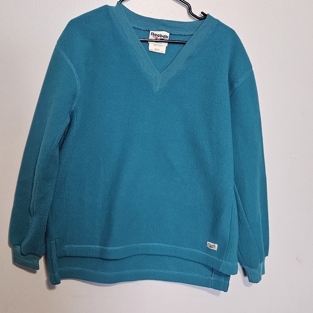 Vintage 90s Reebok Teal Sweater size Medium